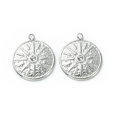 Tarnish Resistant 304 Stainless Steel Pendant Rhinestone Settings STAS-L269-011P-1