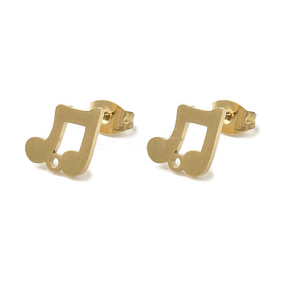 Ion Plating(IP) 304 Stainless Steel Studs Findings STAS-I206-37G-1