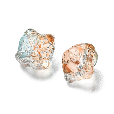 Baking Paint Transparent Glass Beads X1-GLAA-C035-01B-1