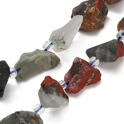 Natural African Bloodstone Beads Strands GG-CBA0B77-A09-03-1