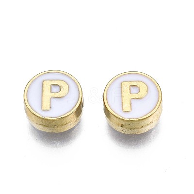 Alloy Enamel Beads ENAM-N052-006-01P-RS-1