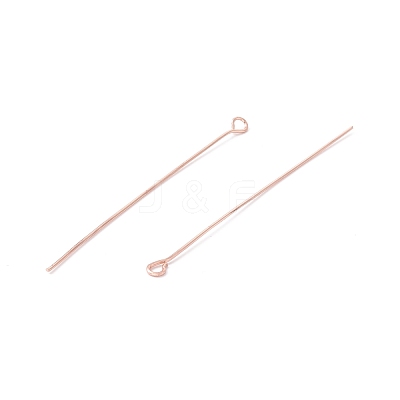 Brass Eye Pin KK-WH0058-01B-RG-1