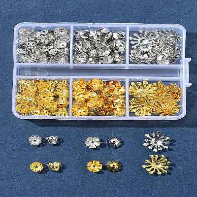 140Pcs Iron Bead Caps IFIN-FS0001-42-1