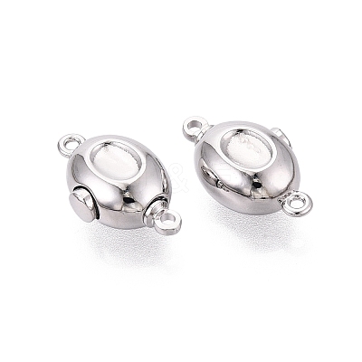 Brass Box Clasps KK-Q074-12P-1