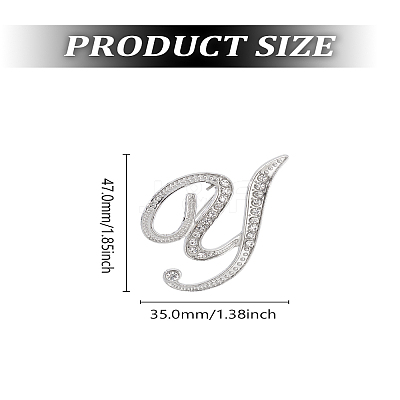 1Pc Alloy Brooches JEWB-LP0004-01Y-1
