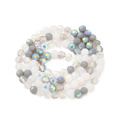 Electroplate Glass Beads Strands X1-EGLA-P048-A03-1