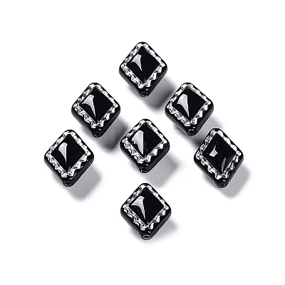 Opaque Acrylic Beads X-OACR-G016-10-1