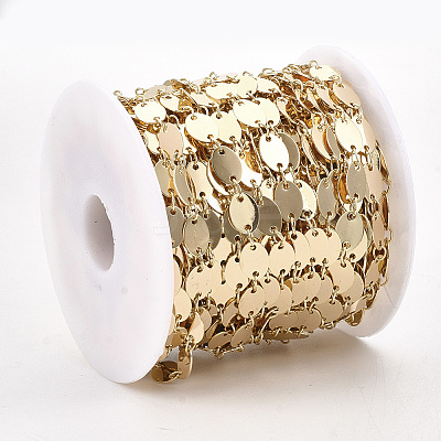 Handmade Brass Oval Link Chains CHC-S002-18-1