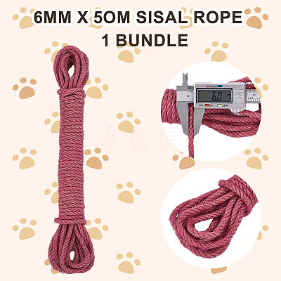 50M Round Twisted Jute Cord OCOR-WH20006-14A-1