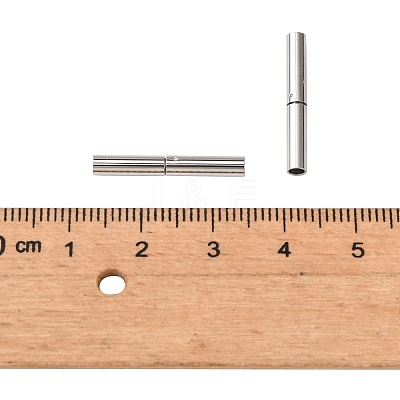 Tarnish Resistant 304 Stainless Steel Bayonet Clasps STAS-L134-04-1