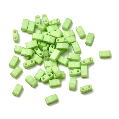 2-Hole Baking Paint Glass Seed Beads SEED-S023-17B-44-1
