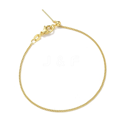 Brass Bracelets for Women BJEW-M048-01G-01-1