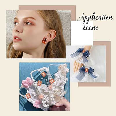 Imitation Jade Glass Cabochons GLAA-NB0001-23-1