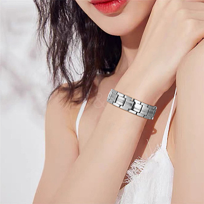 Stainless Steel Panther Chain Watch Band Bracelets JB672A-1
