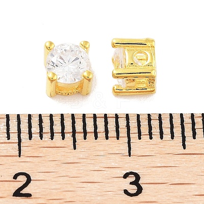 Real 18K Gold Plated 925 Sterling Silver Bead STER-H111-05G-01-1
