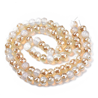 Glass Beads Strands GLAA-Q090-001-1