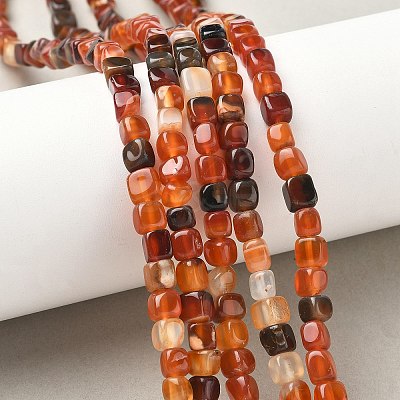 Natural Dragon Veins Agate(Dyed & Heated) Beads Strands G-G177-E12-03-1