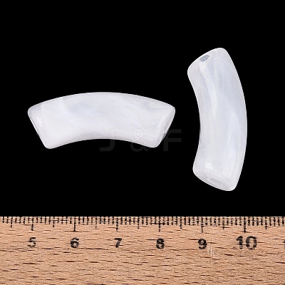 Acrylic Imitation Gemstone Beads MACR-S372-001B-08-1-1
