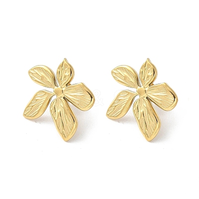304 Stainless Steel Stud Earrings EJEW-S257-01G-1