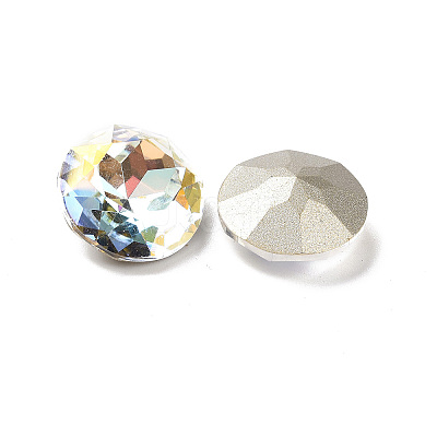 Light AB Style K9 Glass Rhinestone Cabochons RGLA-J033-C-001LA-1