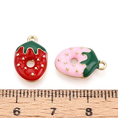 Alloy Enamel Charms PALLOY-T092-34G-1