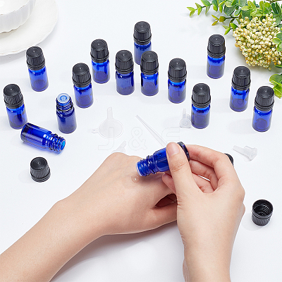 24 Sets Empty Glass Essential Oil Bottles MRMJ-BC0003-37B-1