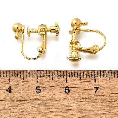 316 Stainless Steel Clip-on Earring Findings X-EJEW-R019-01G-1