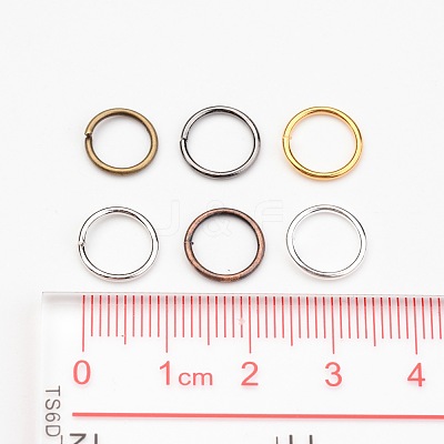 1 Box Brass Open Jump Rings KK-X0060-10mm-1