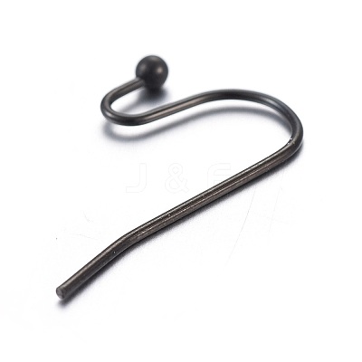 304 Stainless Steel Earring Hooks Ion Plating(IP) STAS-L211-14-B-1