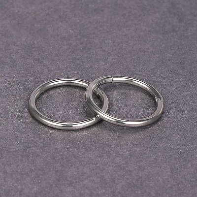 316L Surgical Stainless Steel Hoop Cartilage Earrings WGB51CA-01-1
