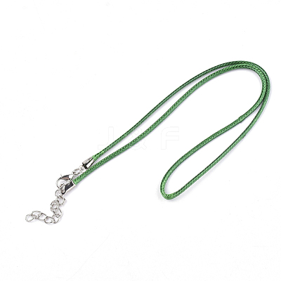Waxed Cord Necklace Making NCOR-T001-46-1