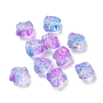 Baking Paint Transparent Glass Beads X1-GLAA-C035-01L-1