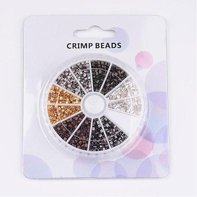 1 Box Brass Crimp Beads KK-JP0010-01A-1