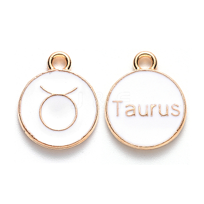 Alloy Enamel Pendants X-ENAM-S124-01A-04C-1