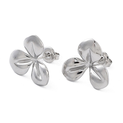 Non-Tarnish 304 Stainless Steel Stud Earrings EJEW-P258-46P-1