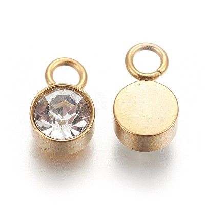 Ion Plating(IP) Glass Rhinestone Charms STAS-F189-B07-1