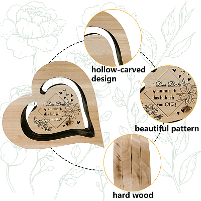 DIY Unfinished Wood Heart Cutouts WOOD-WH0035-004-1