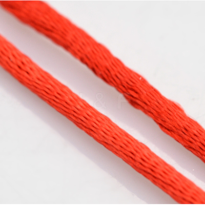 Round Nylon Satin Rattail Cord X-NWIR-O001-A-07-1