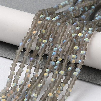 Imitation Jade Glass Beads Strands EGLA-YW0003-19A-13-1