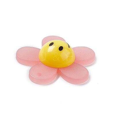 Frosted Translucent Acrylic Pendants OACR-P012-C03-1