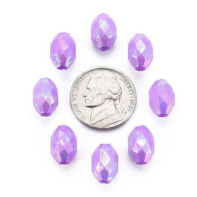 Opaque Acrylic Beads TACR-S153-32I-04-1