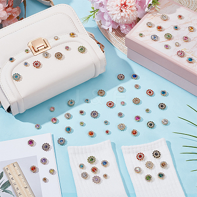 200Pcs Iron Rhinestones Cabochons FIND-AR0006-23-1