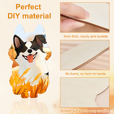 Unfinished Wood Pieces DIY-WH0002-61H-1
