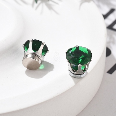 Cubic Zirconia Clip-on Earrings EJEW-L100-01P-06-1
