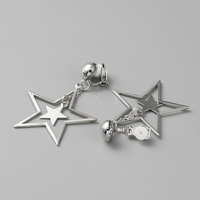 Brass Clip-on Earrings EJEW-WH0019-29P-1