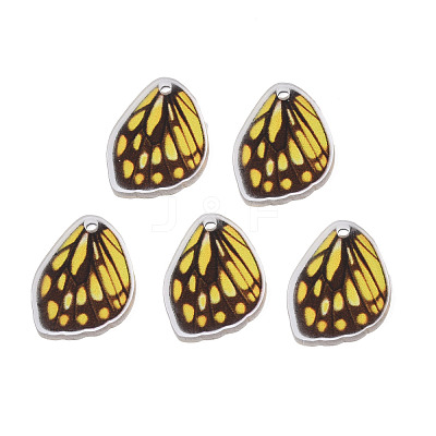 Printed Translucent Acrylic Pendants OACR-N133-026-1