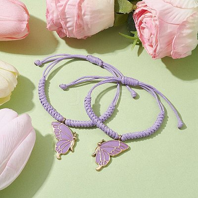 Alloy Enamel Pendants Bangles BJEW-JB09966-01-1