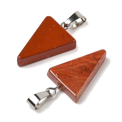 Natural Red Jasper Pendants G-B127-04P-07-1
