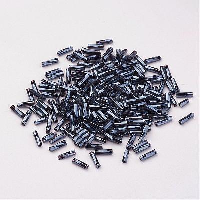 Glass Twisted Bugle Beads SEED-E002-5mm-829#-1