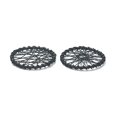 Spray Painted Alloy Pendants PALLOY-M195-01D-1